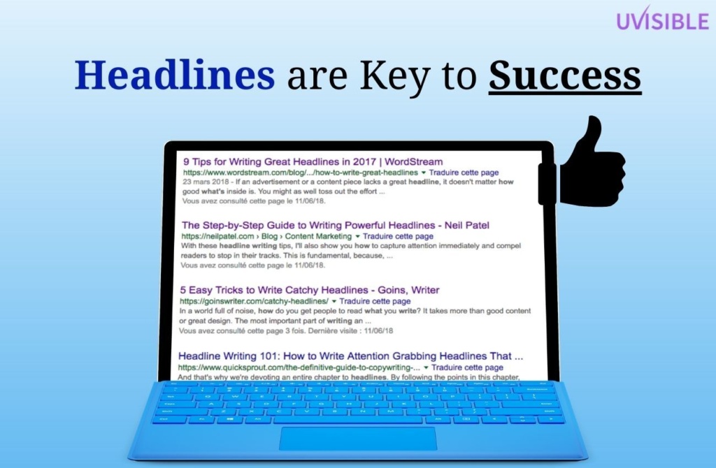 H1, H2, Headlines are key to success