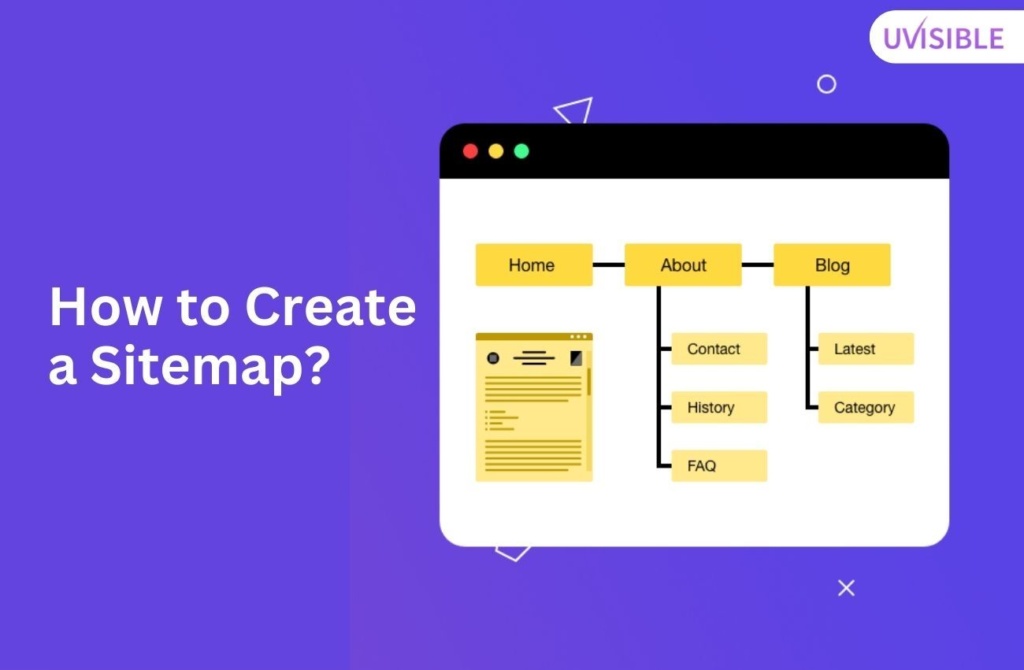 How to create a sitemap.