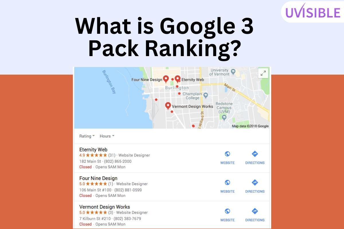 Google local 3 pack ranking